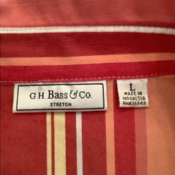 GH Bass & Co. women’s long sleeve stretch blouse size large - Picture 5 of 6